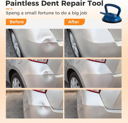 Car Dent Puller, Aluminum Car Dent Remover,3 Pack Paintless Dent Removal Kit, Powerful Dent Repair Kit, Suction Cup for Car Dents, Car Headlight,Car Mirror,Glass,Screen